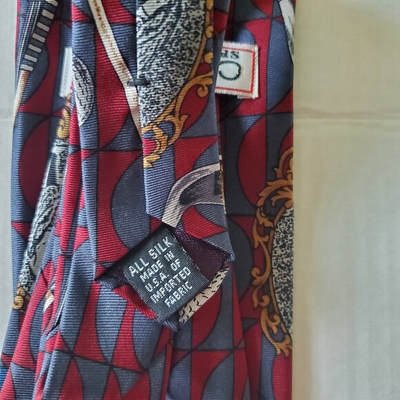 American Sports Classics Golf Theme 100% Silk Neck Tie Made in USA - Picture 6 of 7